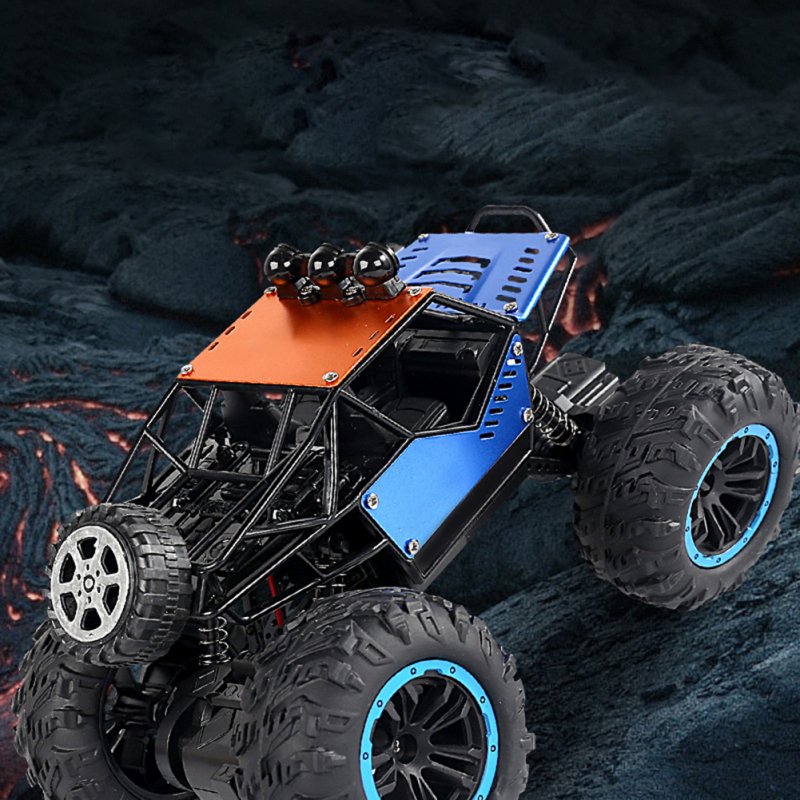 C021 RC Car With LED Light 4WD Remote Control Rock Crawler Off Road Vehicle Toys Birthday Christmas Gifts For Boys 