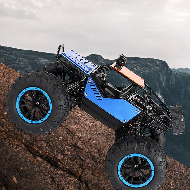 C021 RC Car With LED Light 4WD Remote Control Rock Crawler Off Road Vehicle Toys Birthday Christmas Gifts For Boys 