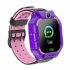 Z6 Children s Phone Watch GPS Flip rotation Location Kids Smartwatch Multifunctions Watch Pink