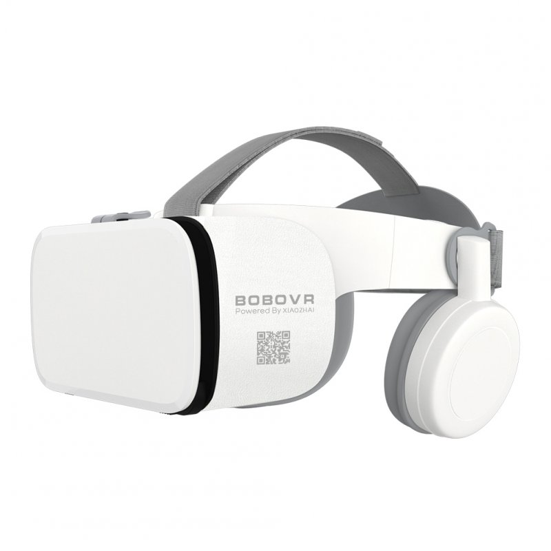 Z6 VR 3D Glasses Virtual Reality Mini Cardboard Helmet VR Glasses Headsets BOBO VR for 4.7-6.2 inchs Mobile Phone white