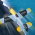 Z61 RC Plane Wings Pan 400mm BF109 Remote Control Fighter Fix wing EPP Foam RC Glider Model Toys For Boys Girls Birthday Gifts 3 batteries
