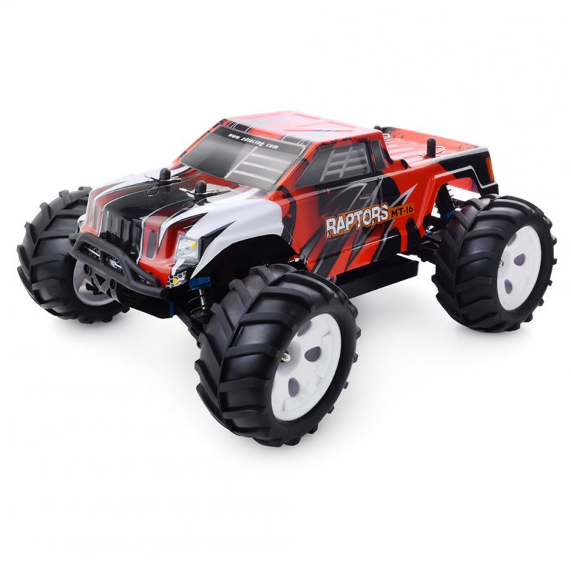 ZD Racing MT-16 1/16 2.4G 4WD RC Car Brush-less Truck red