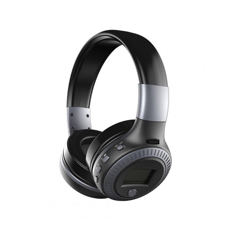 ZEALOT B19 Bluetooth 4.1 Wireless Stereo Headphones Foldable Headset Super Bass Earphones Black gray