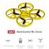 ZF04 RC Drone Mini Infrared Induction Hand Control Drone Altitude Hold 2 Controllers Quadcopter for Kids Toy Gift yellow
