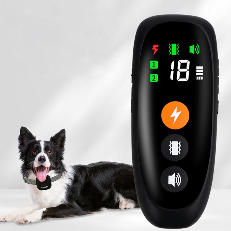 Dog Shock Collar Electric Dog Training Collar with Remote Waterproof 3 Modes E-Collar