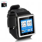 ZGPAX S6 Watch Phone has a 1 54 Inch  3G  Android 4 4  Dual Core Processor  GPS Navigation  Wi Fi  Bluetooth and a built in 2MP Camera