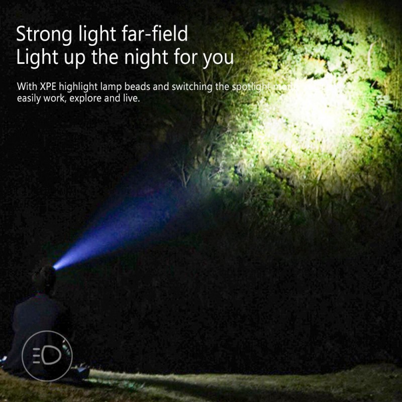 Lightweight Led Headlamp Portable Mini Warning Light For Outdoor Camping Running Cycling Fishing 