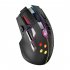 ZIYOU LANG X6 Wireless Wired Dual Mode Mechanical Mouse Rechargeable 12000 Dpi Joystick Gaming Mouse black