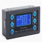 ZK-PP1K Dual Mode Signal Generator LCD PWM 1-Channel 1Hz-150KHz PWM Pulse Frequency Duty Cycle Adjustable Square Wave Generator as shown