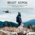ZLRC Beast SG906 GPS 5G WIFI FPV With 4K Ultra clear Camera Brushless Selfie Foldable RC Drone Quadcopter RTF  white 2 battery