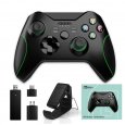 2.4g Non-slip Wireless Game  Controller With Indicator Leds 360 Degrees Ergonomic Design Dual Vibration Function Compatible For Xbox One Ps3 Handle + receiver + Type-C interface + Android interface + bracket + colorful box