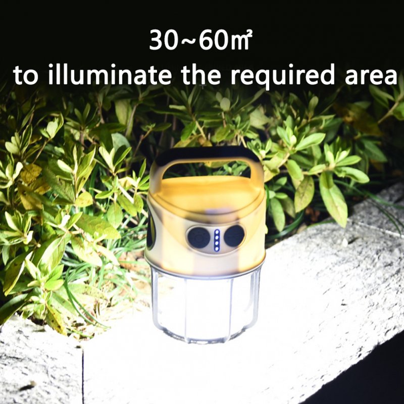 3w Portable LED Camping Light With Handle 247LM Adjustable 3 Modes High Brightness Outdoor Multifunctional Tent Light For Fishing BBQ Hiking 