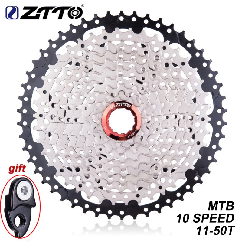ZTTO 10 Speed 11-50T MTB Mountain Bike Cassette Freewheel Bicycle Parts 10s 11-50t