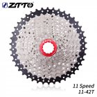 ZTTO 11 Speed 11-42T MTB Mountain Bike 11s Cassette Freewheel Bicycle Parts 11-speed 42T black silver