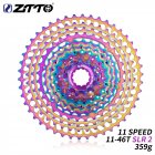 ZTTO 11 Speed 11-46T SLR 2 Bicycle Rainbow Cassette HG system 11s Ultralight Colorful  Bicycle Flywheel 11S-46T