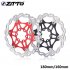 ZTTO 180mm 160mm Brake Floating Rotor Stainless Steel MTB Disc Hydraulic Brake Pads Bicycle parts 160MM red