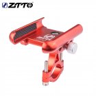 ZTTO Bicycle Aluminium Alloy Mobile Phone Bracket GPS Bracket Motorcycle Navigation Bracket Z82 red