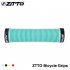 ZTTO Bicycle Handle Grip Straight Fix gear Handle Cover Soft Comfortable Antiskid Bike Handle Cover Plug blue