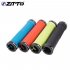 ZTTO Bicycle Handle Grip Straight Handle Cover Soft Comfortable Antiskid Bike Handle Cover Plug blue