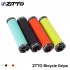 ZTTO Bicycle Handle Grip Straight Fix gear Handle Cover Soft Comfortable Antiskid Bike Handle Cover Plug blue