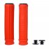 ZTTO  Bicycle Handlebar Cover Pattern Non slip Color Silicone Handle Sets Mountain Road Bike Comfortable Handlebar Cover red