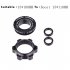 ZTTO Bicycle Hub Center Lock Adapter to 6 Bolt Disc Brake Boost Hub Spacer 15x100 to 15 x 110 Front Rear Washer 12x148 Thru Axle 15   100MM to 15   110MM