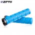 ZTTO Bicycle Pattern Non slip Color Silicone Handle Sets Mountain Road Bike Comfortable Handlebar Cover blue free size