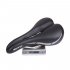 ZTTO Bike Saddle Hollow Comfortable Bicycle Seat Cushion Thicken Wide Shockproof Cycling Seat For Mountain Bike black