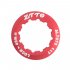 ZTTO Flywheel Cover Ultra Light 7075 Aluminum Alloy Flywheel Cover Mountain Bike Road Bike Flywheel Locking Cover Ring red