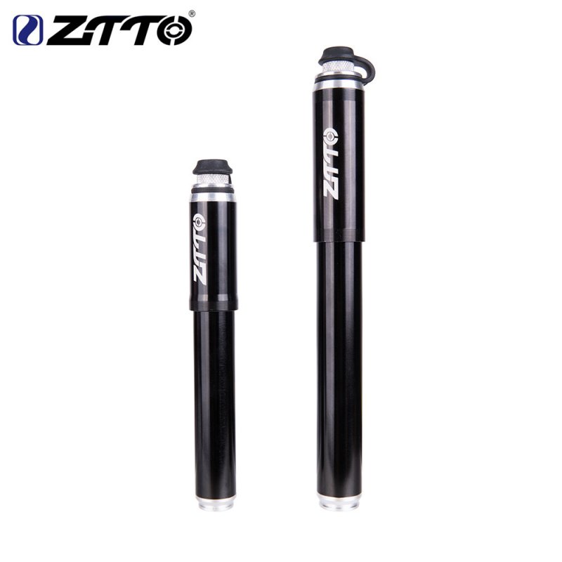 ZTTO High Pressure Mini Portable Handle Bicycle Pump Presta Valve Bike Tire Ball Inflator Air Pump With Gauge With barometer pump_Free size