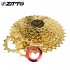 ZTTO MTB 9s 11 40T Cassette GOLD 11 40T Mountain Bike Bicycle Freewheel Golden Wide Ratio Bicycle Parts   9s 11 40t
