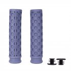 ZTTO Mountain Bike Road Bicycle Real Silicone Shock-Proof Anti-Slip Grips Bicycle Handlebar Cover purple