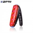 ZTTO USB Bicycle Light Rechargeable Road Mountain Bicycle Bike Clip Waterproof Safety Warning Rear Taillight Running Light Red light