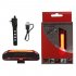 ZTTO Waterproof MTB Front Rear USB Rechargeable Safe LED Light Taillight Red light