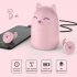ZW T12 Cute Cartoon Design Girl Student Wireless Bluetooth Headset Cute Tws Earphones Pink