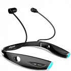 Zealot H1 Sport Wireless Bluetooth Headphone Sweat Proof Foldable Headset Stereo Earphone   Black