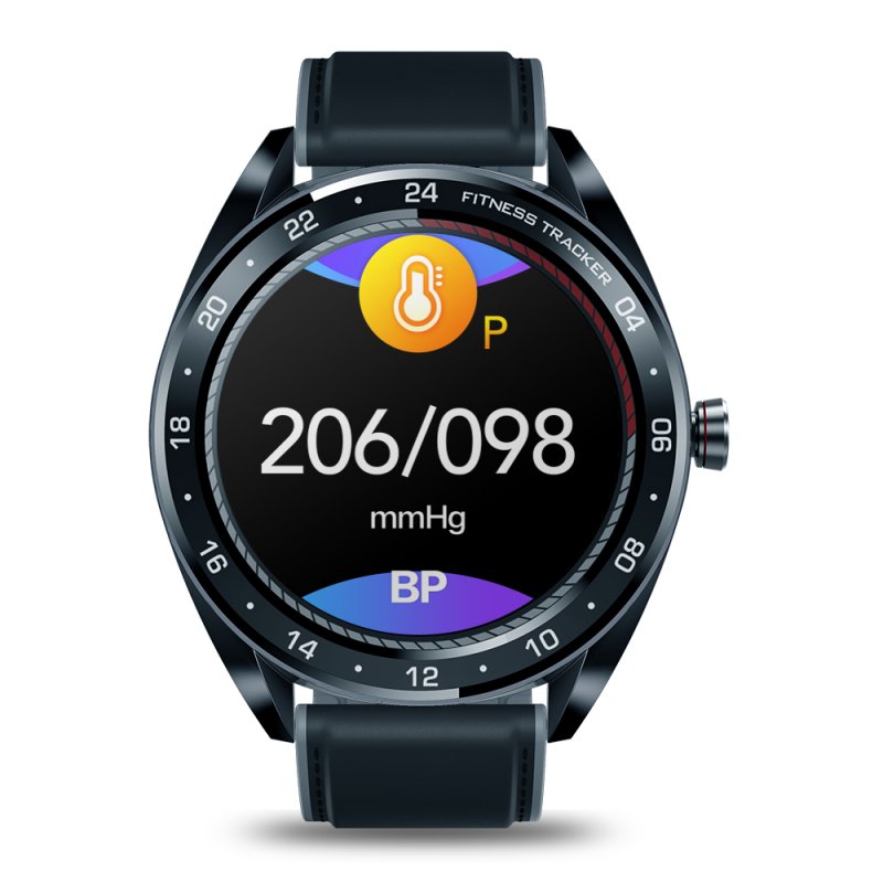 Original ZEBLAZE NEO Series Touch Display Smartwatch - Heart Rate, Blood Pressure, Health CountDown, Call Rejection, IP67 - Black