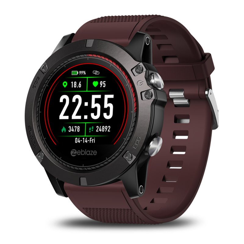 Zeblaze VIBE3 ECG Smartwatch Red