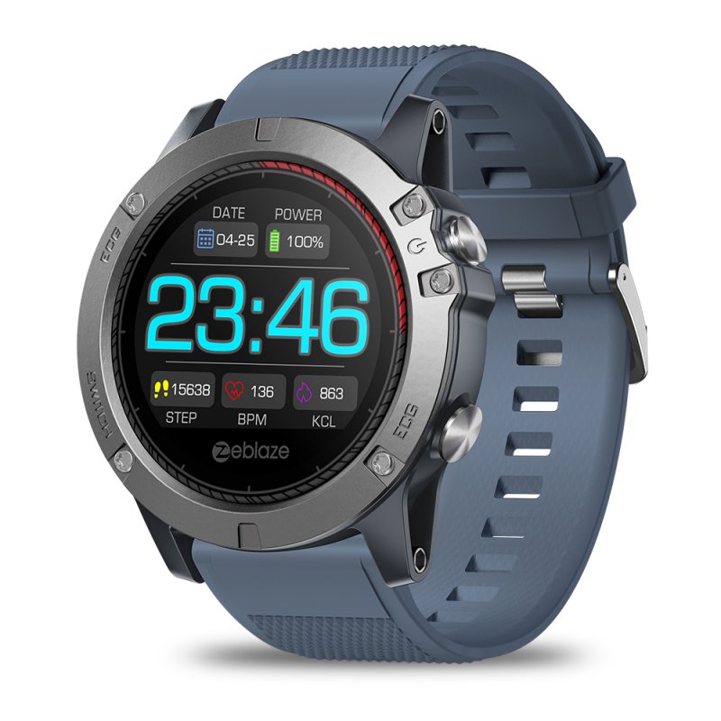 Zeblaze VIBE3 ECG Smartwatch Blue