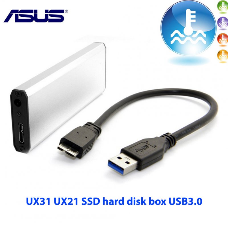ASUS UX31 UX21 TAICHI 21 TAICHI 31 SSD Solid State Drive USB 3.0 Aluminum Case HDD Enclosure 