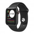 W58 Smart Watch 1.3' IPS Full Touch Screen Heart Rate Sleep Monitoring Phone Smartwatch Alarm Clock Compatible with IOS iPhone black