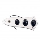 Zine Alloy Control Plate Iron Plate Line for Jazz Bass JB Guitar  Silver