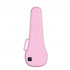 Zip Up Pink Ukulele Storage Bag Carrier Case Pouch for 23 inch  21 inch Ukulele Music Instrument Accessories Pink