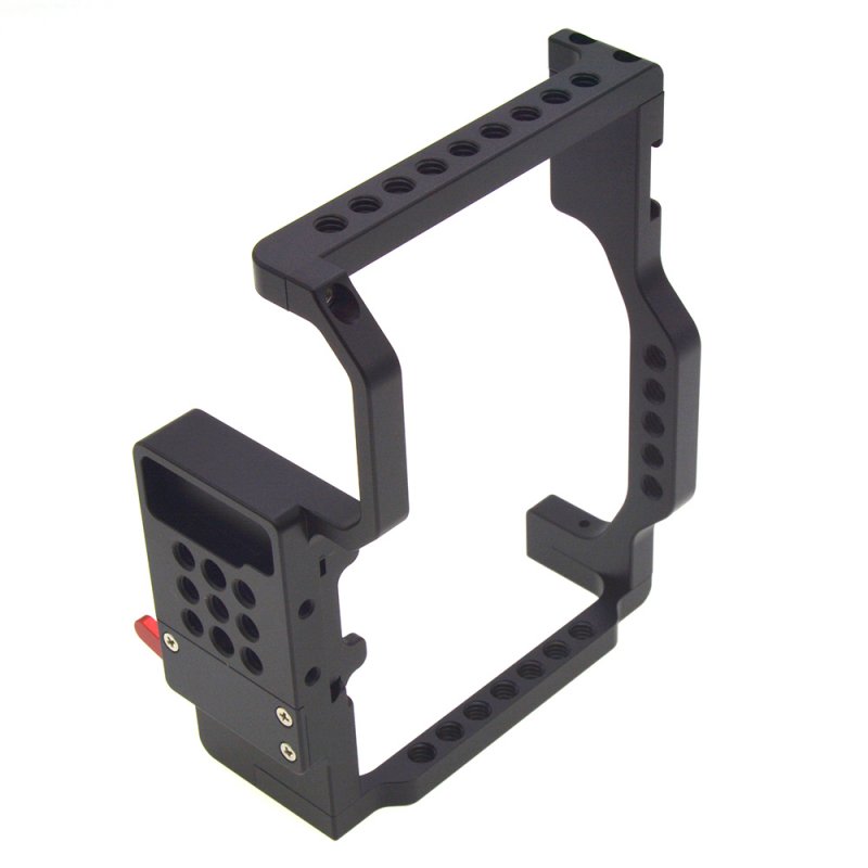 Camera Cage Full Frame with Shoe Mount & Rosette Mount for Sony a7II a7SII a7III a7RIII a9 