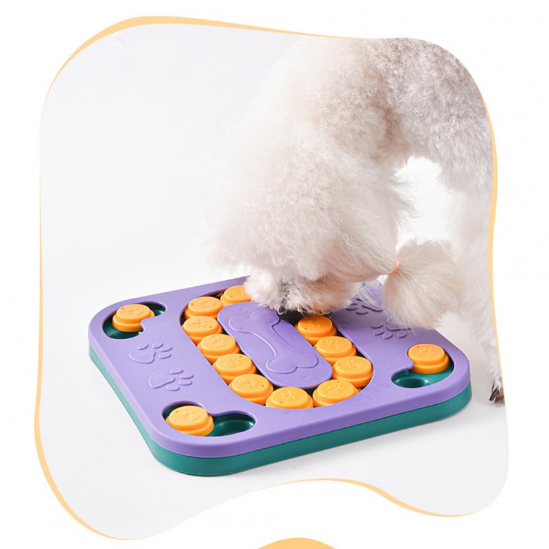 Pet Dog Slow Feeder Multifunctional Non-slip Slow Food Feeding Bowl Food Dispenser Iq Training Toys as shown grey