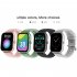 Zl54c Smart Watch 63ewe Bluetooth Call Heart Rate Blood Pressure Monitor Bracelet Black