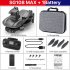 Zll Sg108max RC Drone 4k Camera Professional Obstacle Avoidance Quadcopter Gps Foldable Fpv Drone Black 1 Battery