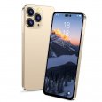 6.5 inch HD I14promax Smartphone MTK6753 8-core 3GB RAM 32GB ROM AMOLED Android 4G Phone Gold