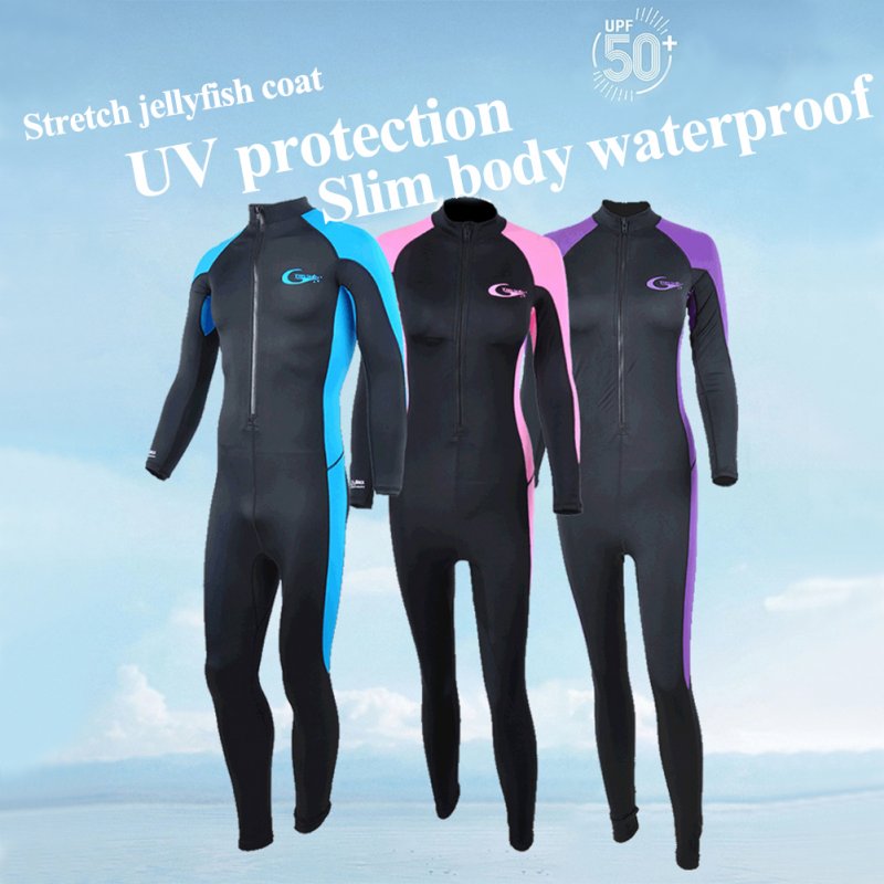 Lycra Long Sleeve Rash Guard Rashguard UPF50+ Beach Wear For Surfing Diving Swimming Water Skiing (S-4XL) purple chest pad M
