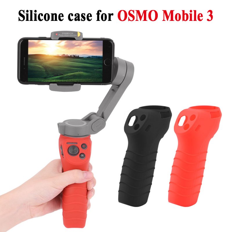 Anti-scratch Cover Sleeve Protector Protective Case for DJI Osmo Mobile 3 Silicone Handle Case Gimbal Camera Accessories 